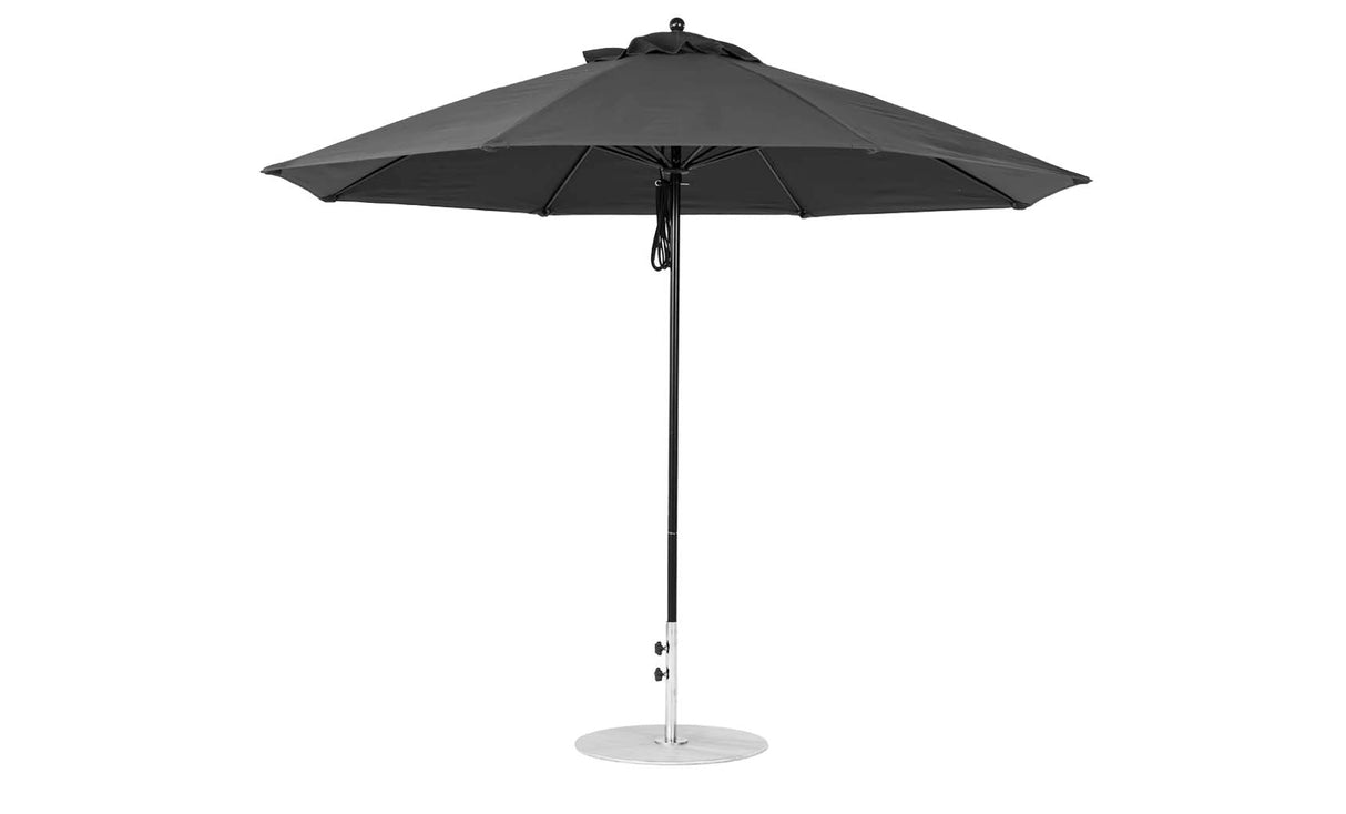 Ledge Loungers Essential Fiberglass Umbrella - 11' Octagon Pulley - Majestic Patio