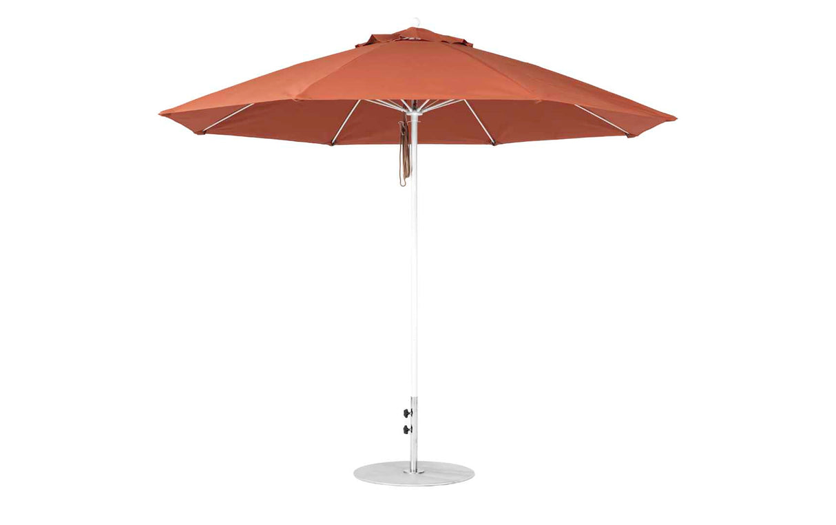 Ledge Loungers Essential Fiberglass Umbrella - 11' Octagon Pulley - Majestic Patio