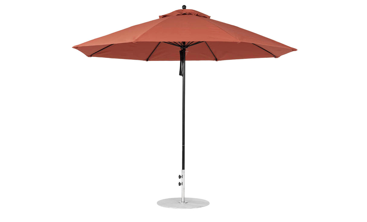 Ledge Loungers Essential Fiberglass Umbrella - 11' Octagon Pulley - Majestic Patio