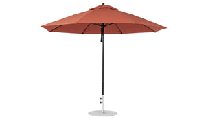 Ledge Loungers Essential Fiberglass Umbrella - 11' Octagon Pulley - Majestic Patio