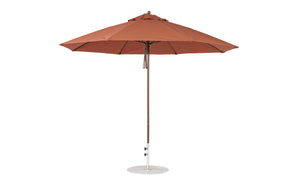 Ledge Loungers Essential Fiberglass Umbrella - 11' Octagon Pulley - Majestic Patio