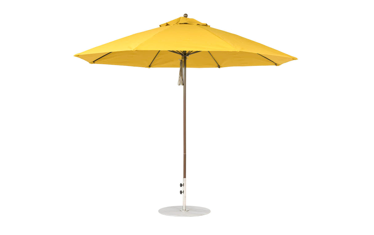 Ledge Loungers Essential Fiberglass Umbrella - 11' Octagon Pulley - Majestic Patio