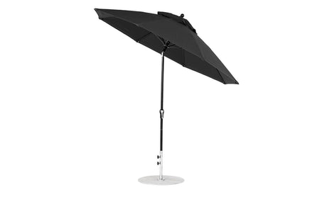 Ledge Loungers Essential Fiberglass Umbrella - 9' Octagon Crank Auto Tilt - Majestic Patio