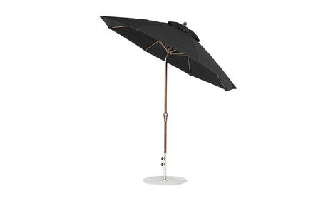 Ledge Loungers Essential Fiberglass Umbrella - 9' Octagon Crank Auto Tilt - Majestic Patio