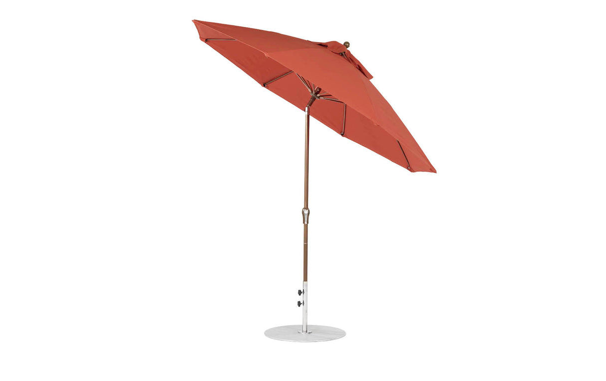 Ledge Loungers Essential Fiberglass Umbrella - 9' Octagon Crank Auto Tilt - Majestic Patio