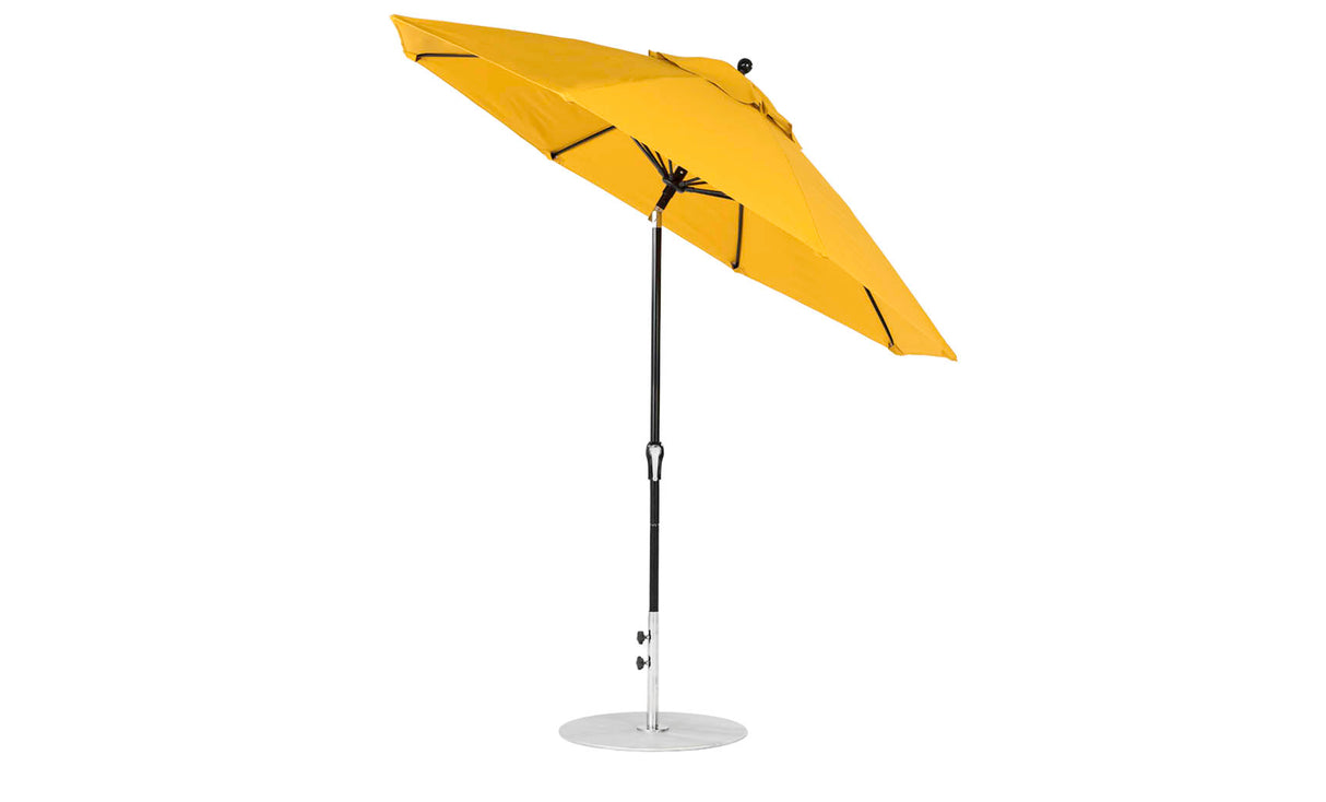 Ledge Loungers Essential Fiberglass Umbrella - 9' Octagon Crank Auto Tilt - Majestic Patio