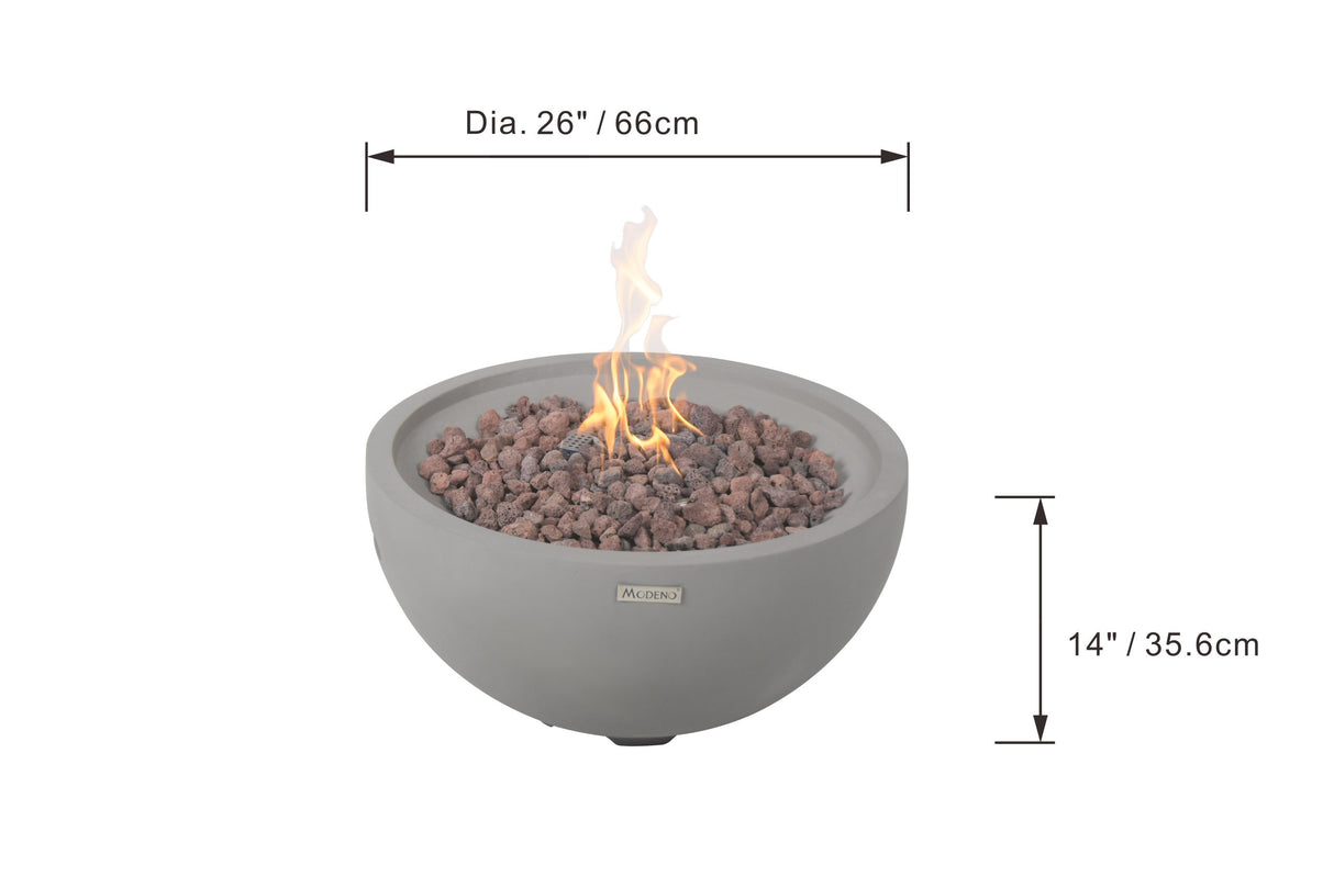 Elementi Modeno Nantucket Fire Bowl