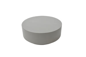 Elementi Rome 40" Round Concrete Coffee Table