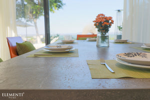 Elementi Seine 94.5" Rectangular Concrete Dining Table