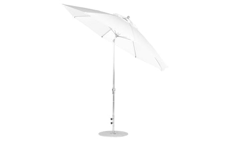 Ledge Loungers Essential Fiberglass Umbrella - 11' Octagon Crank Auto Tilt - Majestic Patio