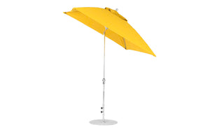 Essential Fiberglass Umbrella - 7.5' Square Crank Auto Tilt - Majestic Patio