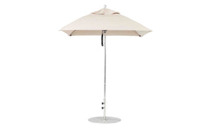 Ledge Loungers Essential Fiberglass Umbrella - 6.5' Square Pulley - Majestic Patio