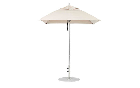 Ledge Loungers Essential Fiberglass Umbrella - 6.5' Square Pulley - Majestic Patio