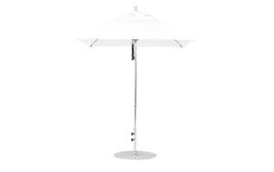 Ledge Loungers Essential Fiberglass Umbrella - 6.5' Square Pulley - Majestic Patio