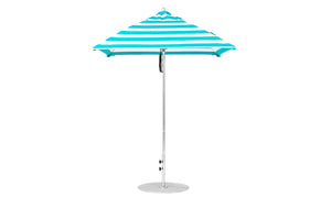 Ledge Loungers Essential Fiberglass Umbrella - 6.5' Square Pulley - Majestic Patio