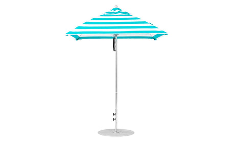 Ledge Loungers Essential Fiberglass Umbrella - 6.5' Square Pulley - Majestic Patio