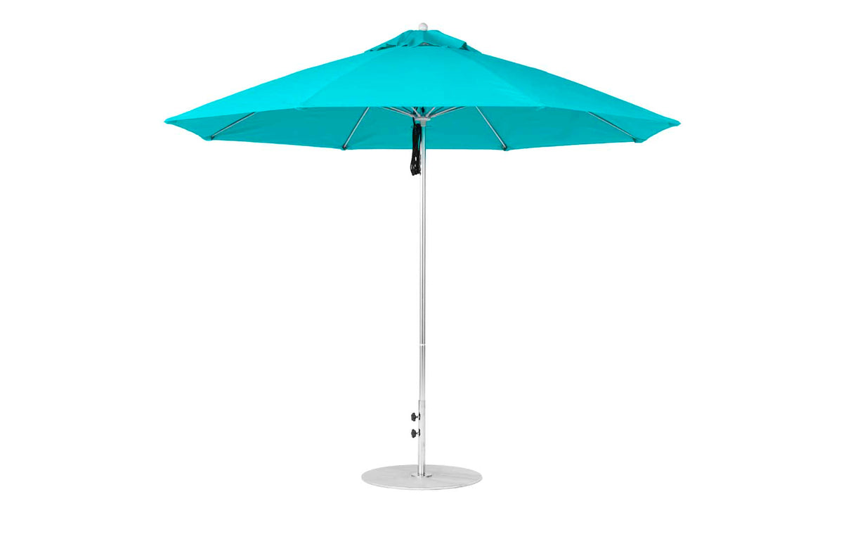 Ledge Loungers Essential Fiberglass Umbrella - 11' Octagon Pulley - Majestic Patio