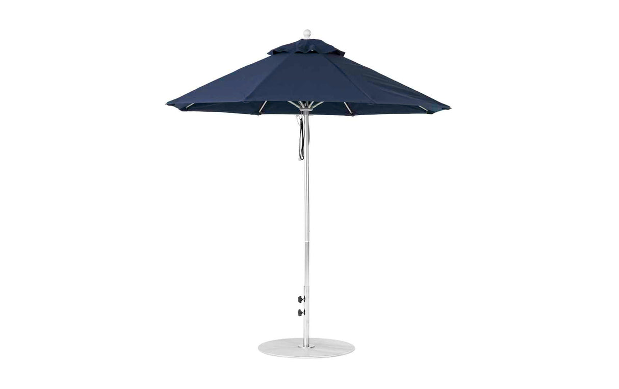 Ledge Loungers Essential Fiberglass Umbrella - 7.5' Octagon Pulley - Majestic Patio