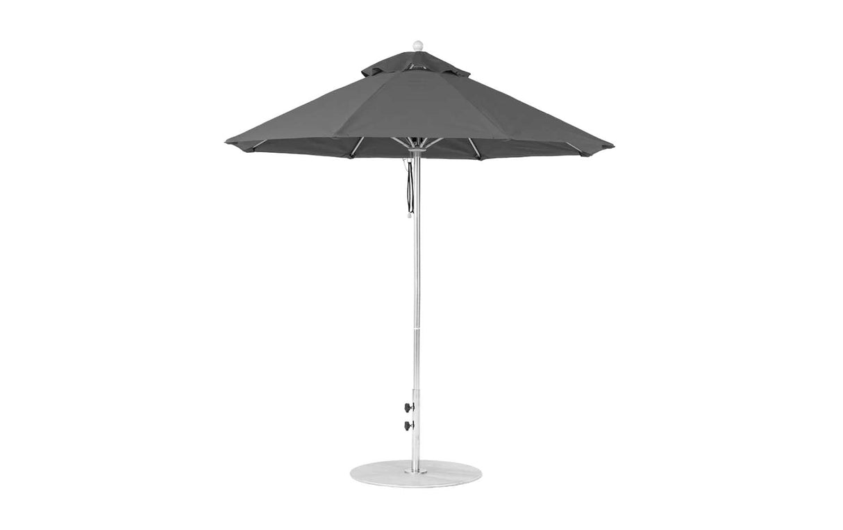 Ledge Loungers Essential Fiberglass Umbrella - 7.5' Octagon Pulley - Majestic Patio