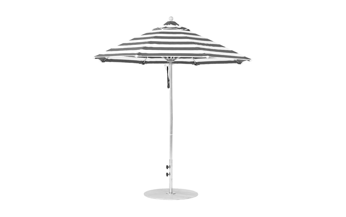 Ledge Loungers Essential Fiberglass Umbrella - 7.5' Octagon Pulley - Majestic Patio