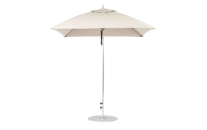 Ledge Loungers Essential Fiberglass Umbrella - 7.5' Square Pulley - Majestic Patio