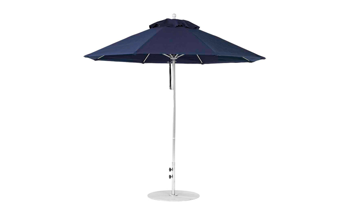 Ledge Loungers Essential Fiberglass Umbrella - 9' Octagon Pulley - Majestic Patio