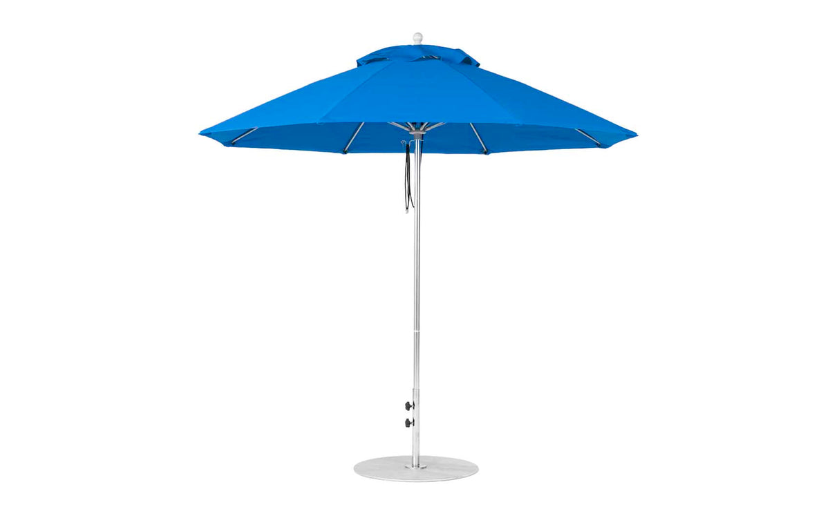 Ledge Loungers Essential Fiberglass Umbrella - 9' Octagon Pulley - Majestic Patio