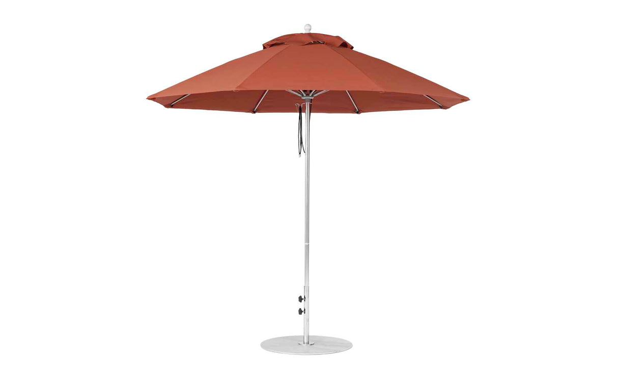 Ledge Loungers Essential Fiberglass Umbrella - 9' Octagon Pulley - Majestic Patio