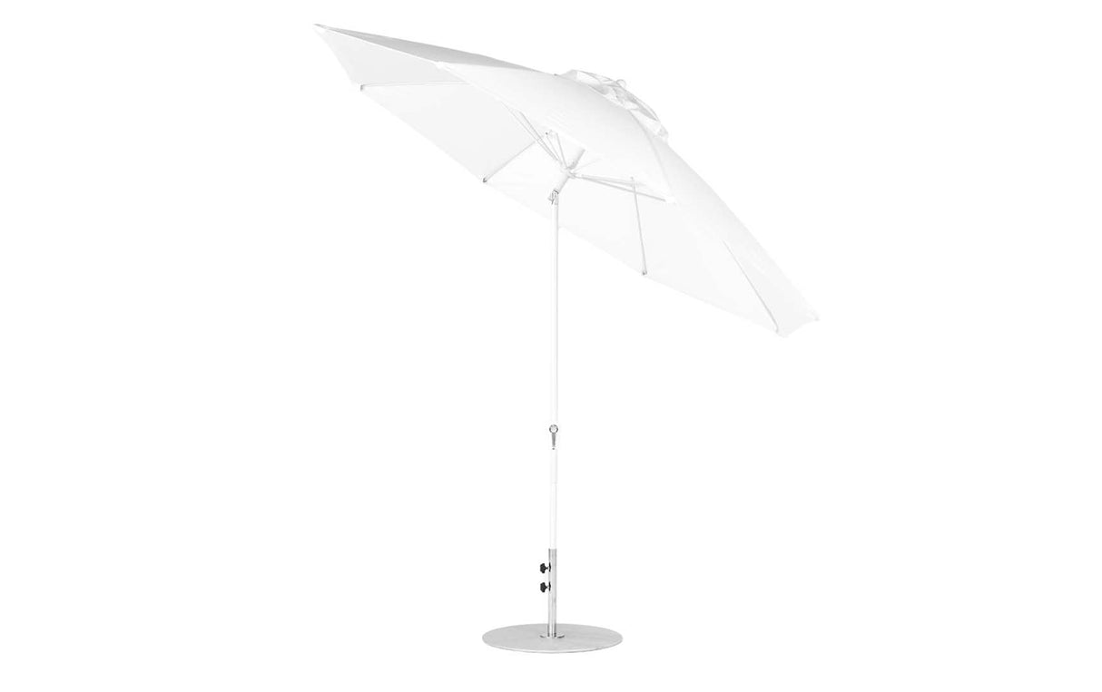 Ledge Loungers Essential Fiberglass Umbrella - 11' Octagon Crank Auto Tilt - Majestic Patio