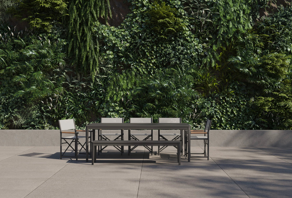 Aluminum Dining Bench - Majestic Patio