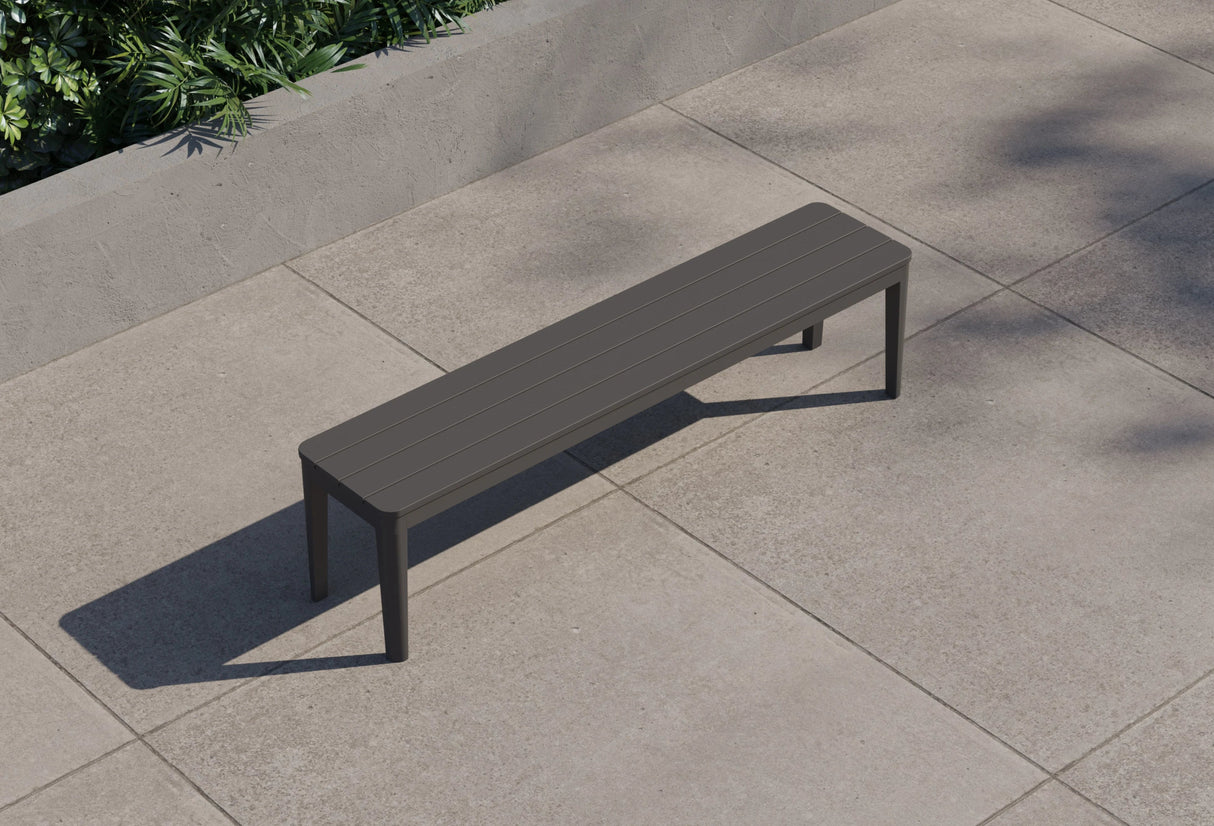 Aluminum Dining Bench - Majestic Patio