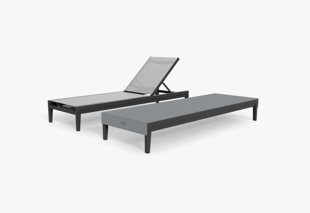 Aluminum Outdoor Core Chaise Lounge - Majestic Patio