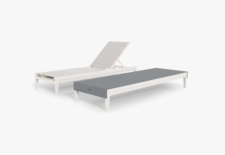 Aluminum Outdoor Core Chaise Lounge - Majestic Patio