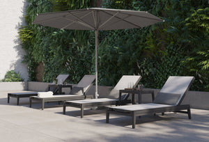 Aluminum Outdoor Infinity Chaise Lounge - Majestic Patio