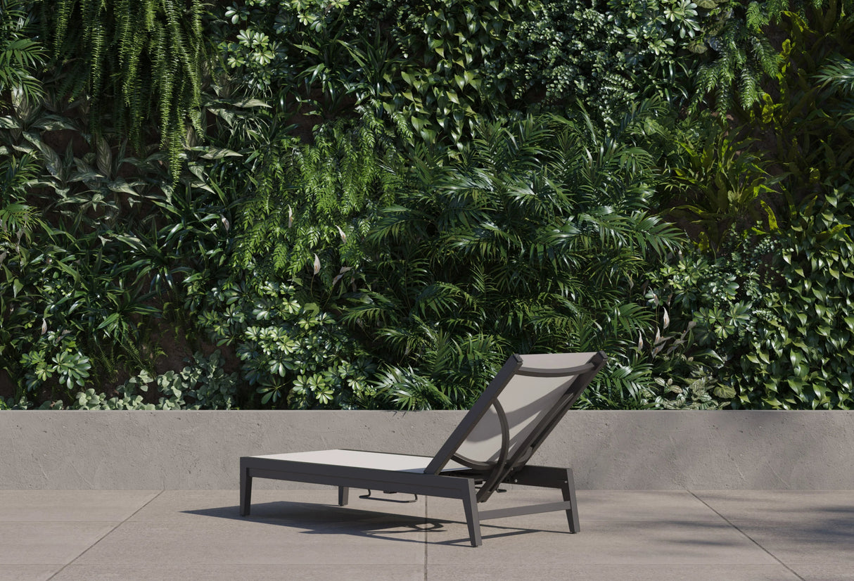 Aluminum Outdoor Infinity Chaise Lounge - Majestic Patio