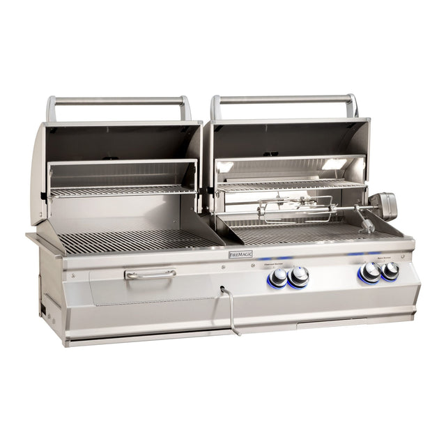 Aurora A830i Gas/Charcoal Combo Built - In Grill - Majestic Patio