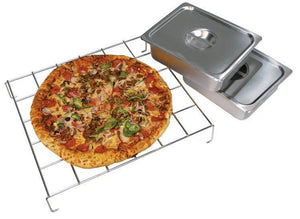 Cal Flame 2 in 1 Oven Built In Steel Warmer & Pizza Oven BBQ14967E - Majestic Patio