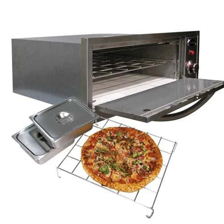 Cal Flame 2 in 1 Oven Built In Steel Warmer & Pizza Oven BBQ14967E - Majestic Patio