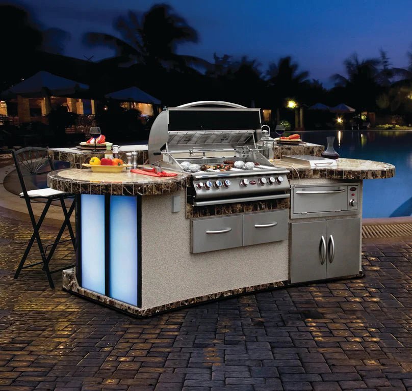 Cal Flame 2 in 1 Oven Built In Steel Warmer & Pizza Oven BBQ14967E - Majestic Patio