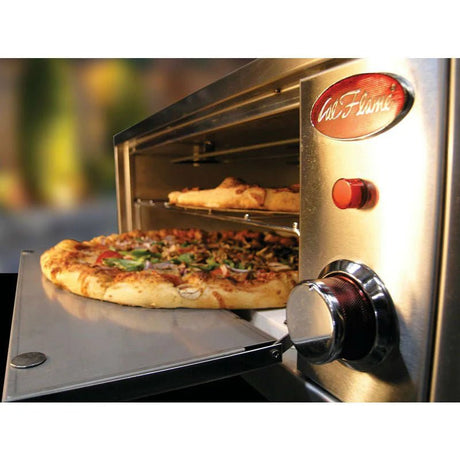 Cal Flame 2 in 1 Oven Built In Steel Warmer & Pizza Oven BBQ14967E - Majestic Patio