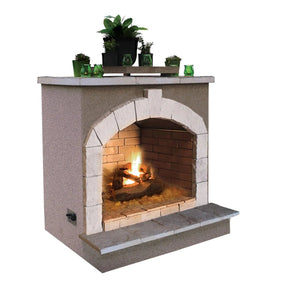 Cal Flame 48 inch Outdoor Fireplace FRP - 906 - 2 - Majestic Patio