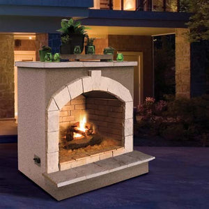 Cal Flame 48 inch Outdoor Fireplace FRP - 906 - 2 - Majestic Patio