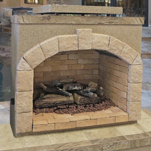 Cal Flame 60 inch Outdoor Fireplace FRP - 906 - 1 - Majestic Patio