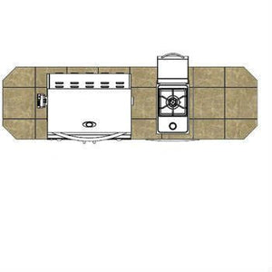 Cal Flame 8 ft. BBQ Island BBK801 - Majestic Patio