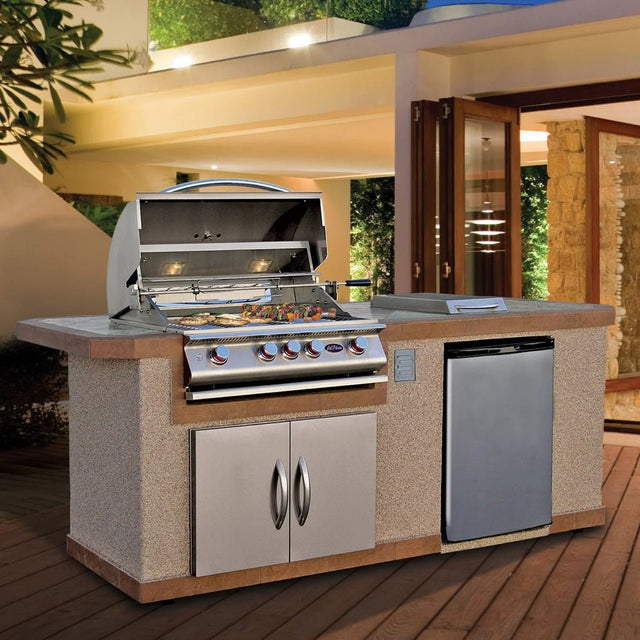 Cal Flame 8 ft. BBQ Island BBK810 - Majestic Patio