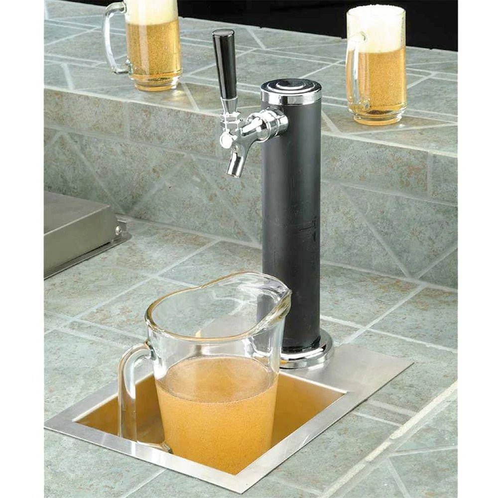 Cal Flame Beer Tap Refrigerator BBQ09843B - Majestic Patio