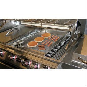 Cal Flame Built - In BBQ Griddle Tray with Storage 15.4" BBQ07862P - Majestic Patio