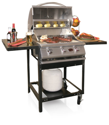 Cal Flame G - Series 24 Inch 3 Burner Built In Grill BBQ18G03 - Majestic Patio