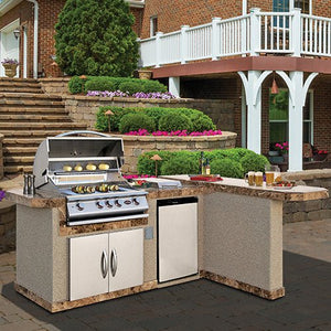 Cal Flame Outdoor BBQ Island LBK - 830 R/L - Majestic Patio