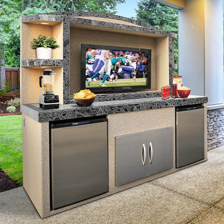 Cal Flame Outdoor Entertainment Center ODC - 1 Paradise - Majestic Patio